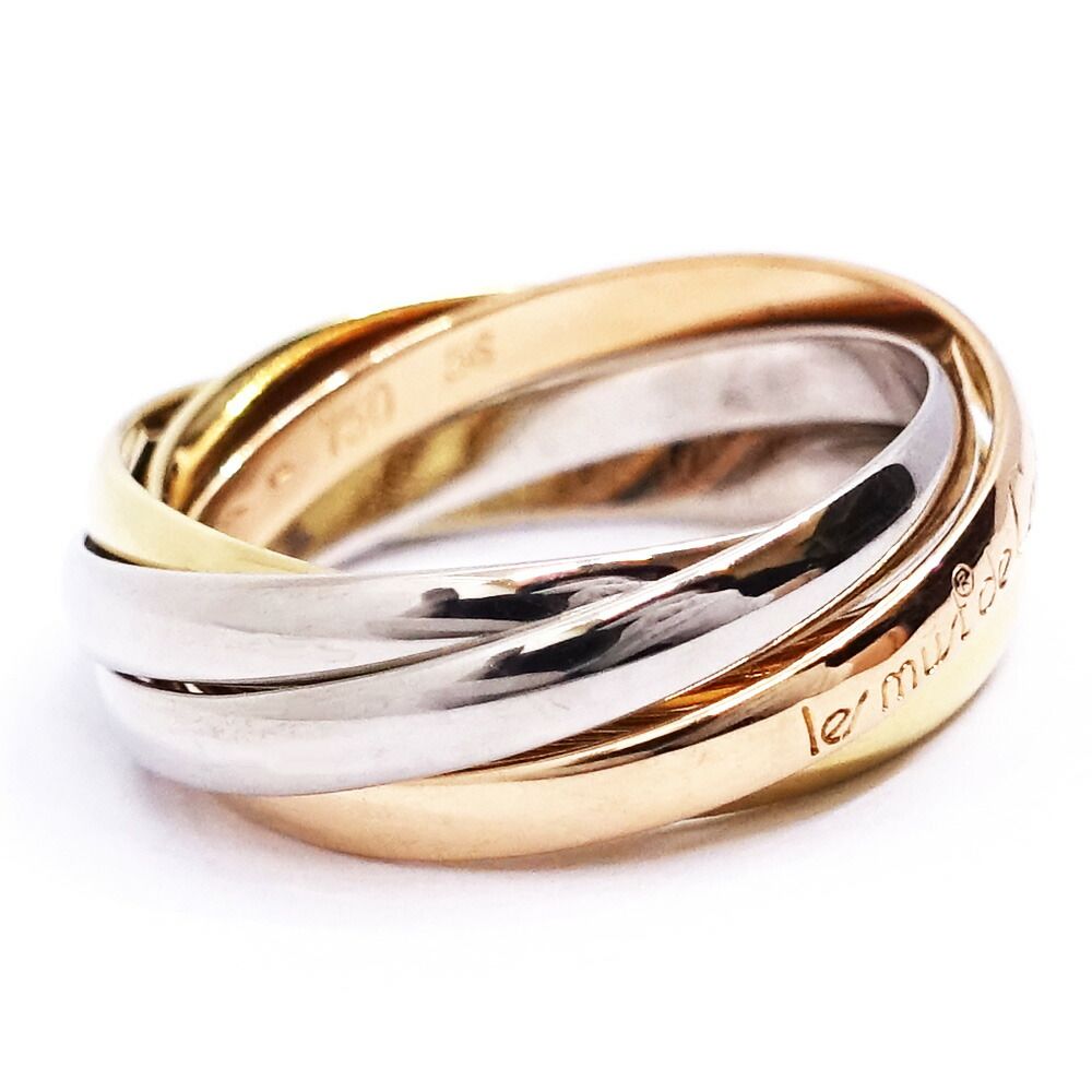 Cartier Ring K18Yg Wg Pg 3 750Yg 5