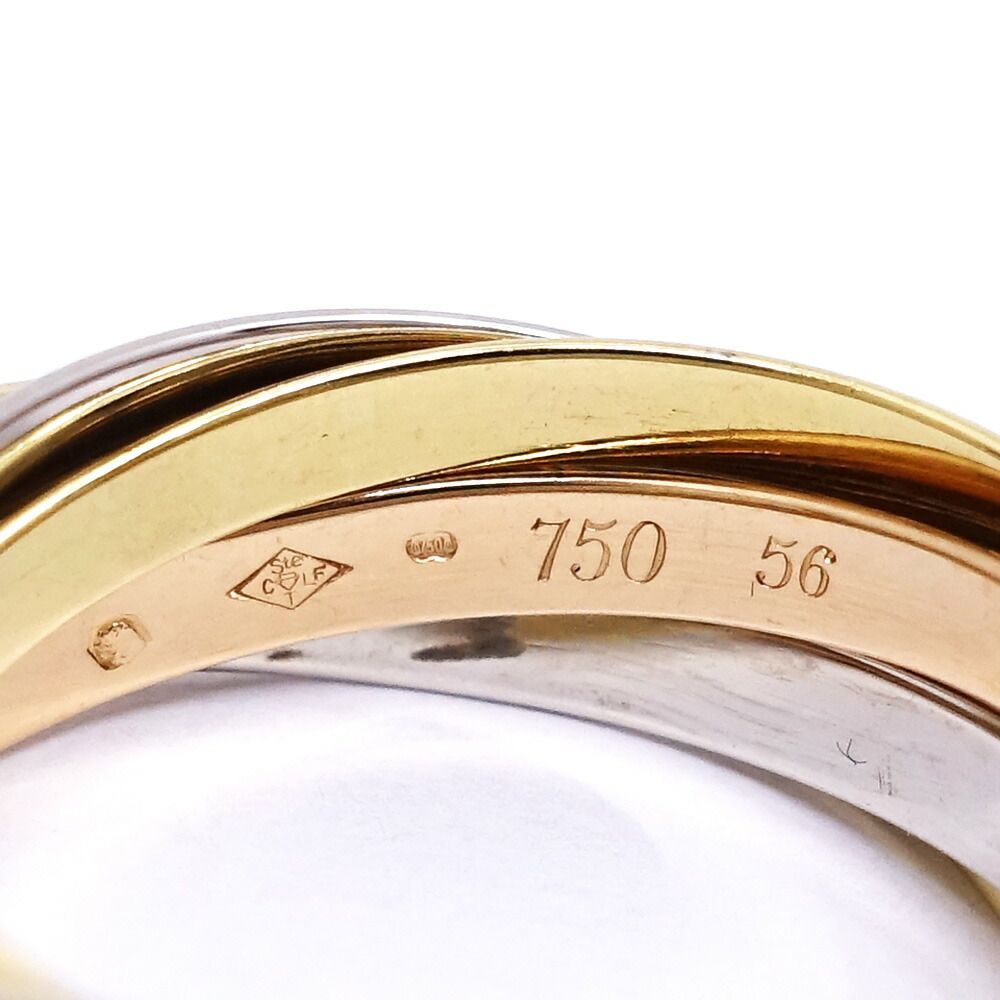 Cartier Ring K18Yg Wg Pg 3 750Yg 5