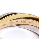 Cartier Ring K18Yg Wg Pg 3 750Yg 5