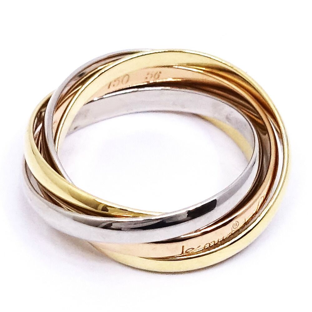 Cartier Ring K18Yg Wg Pg 3 750Yg 5