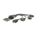 Interface Startech.Com 4 Pcie 4X Rs232C (Db9 Pex4S553B 1