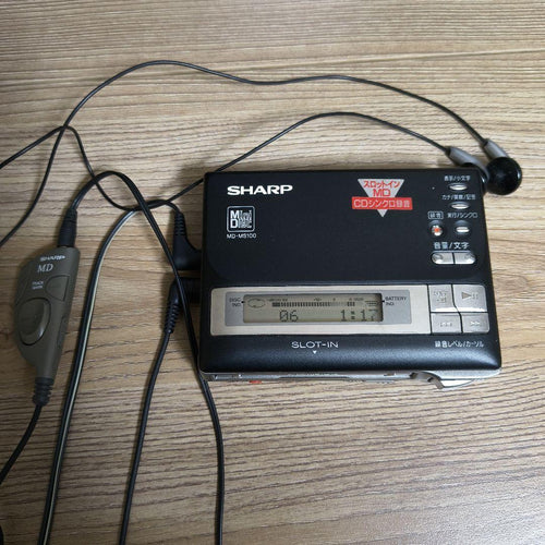 Portable Md Player Sharp Md-Ms100B