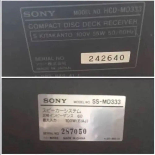 Sony Speaker Md Cd