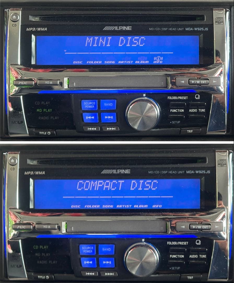 Alpine Decks, Players Changers Mda-W925Js 2Din Cd/Md
