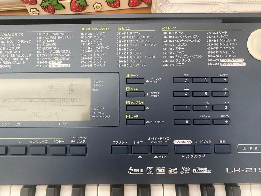Casio Keyboard Electronic Piano Lk-215 61