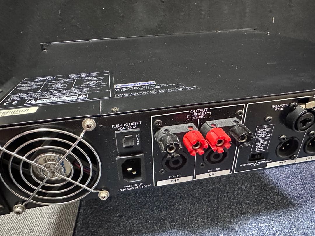 Power Amplifiers Inter M 1000 Ampler