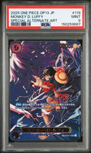 One -Piece Card Game D Sp Op09-119 Psa9