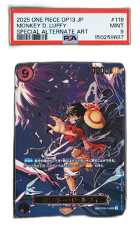 One -Piece Card Game D Sp Op09-119 Psa9