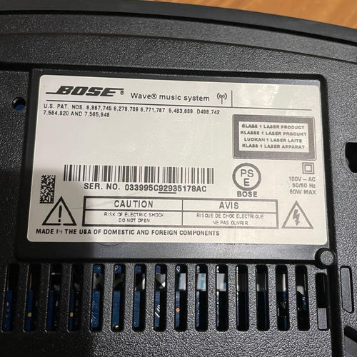 Bose Cd, Md Cassette Decks Wave Music System