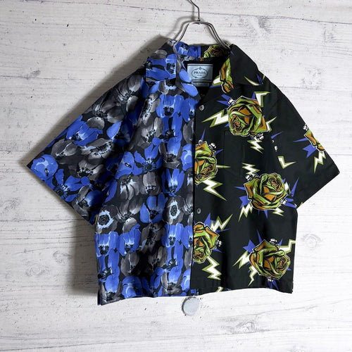 Prada Others Double Match Poplin Shirt M