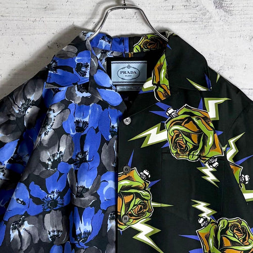 Prada Others Double Match Poplin Shirt M