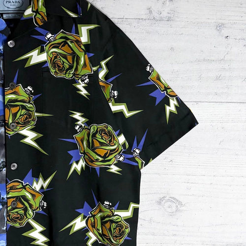 Prada Others Double Match Poplin Shirt M