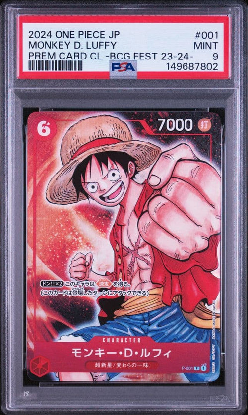 One Piece Card Game D Psa9