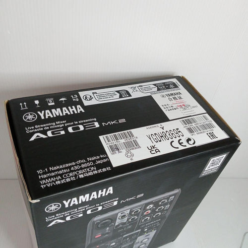 Yamaha Analog Mixer 3 Ag03Mk2 B