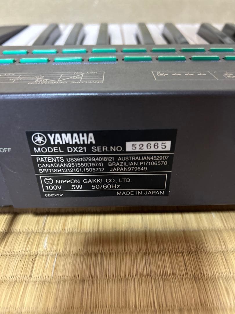 Yamaha Analog Synthesizer Dx21