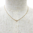 Tiffany Necklace Tiffany&Co. 1P 750 Yg 0.05Ct 1.77G (Color)