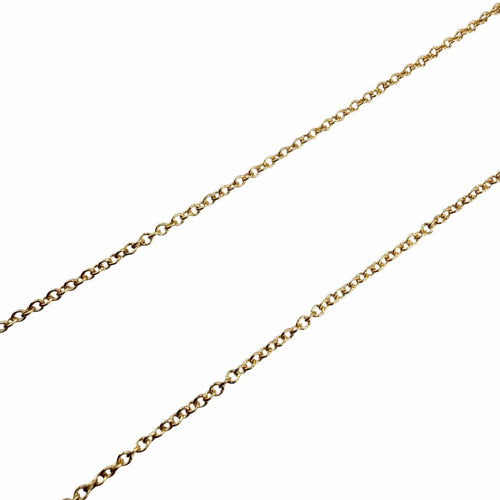 Tiffany Necklace Tiffany&Co. 1P 750 Yg 0.05Ct 1.77G (Color)