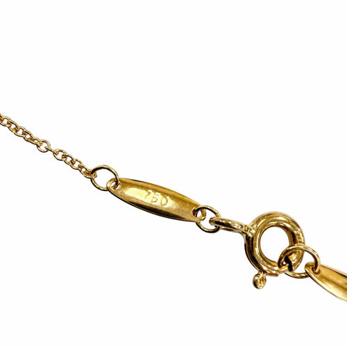 Tiffany Necklace Tiffany&Co. 1P 750 Yg 0.05Ct 1.77G (Color)