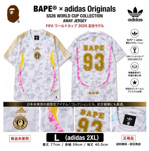 T-Shirts Bape Adidas Ss26 World Cup L