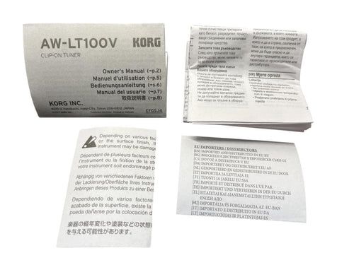 Korg Tuners Aw-Lt100V