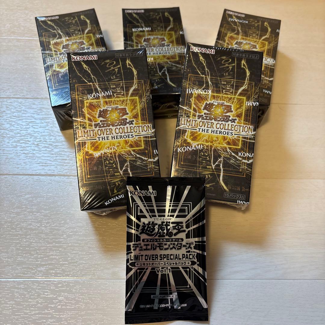 Konami Yu -Gi -Oh! Ocg Duel Monsters Limit Over Collection The Heroes5Box+