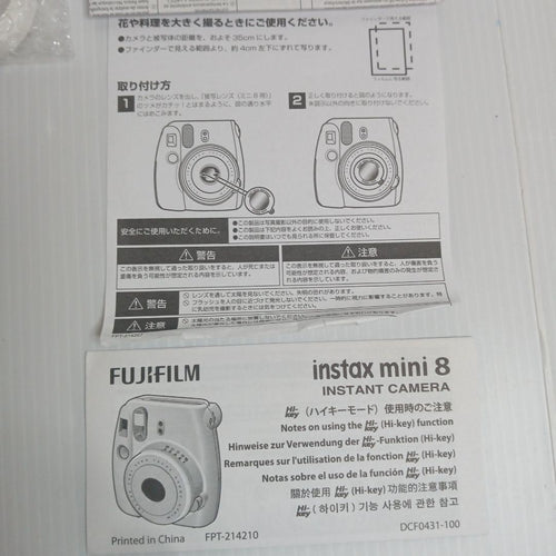 Fujifilm Instant Camera Body Fuji Film Instax Mini8