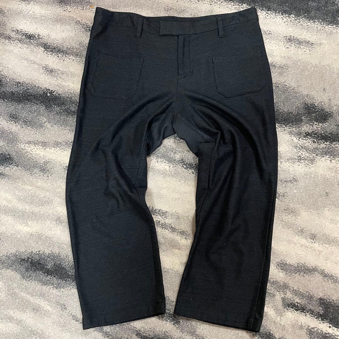 Haat Issey Miyake Wide-Leg Pants Loose-Fitting 3 L