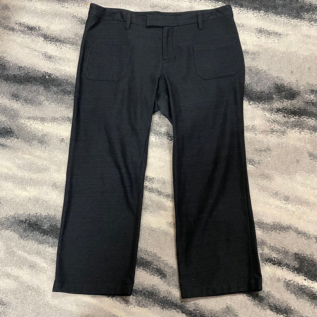 Haat Issey Miyake Wide-Leg Pants Loose-Fitting 3 L
