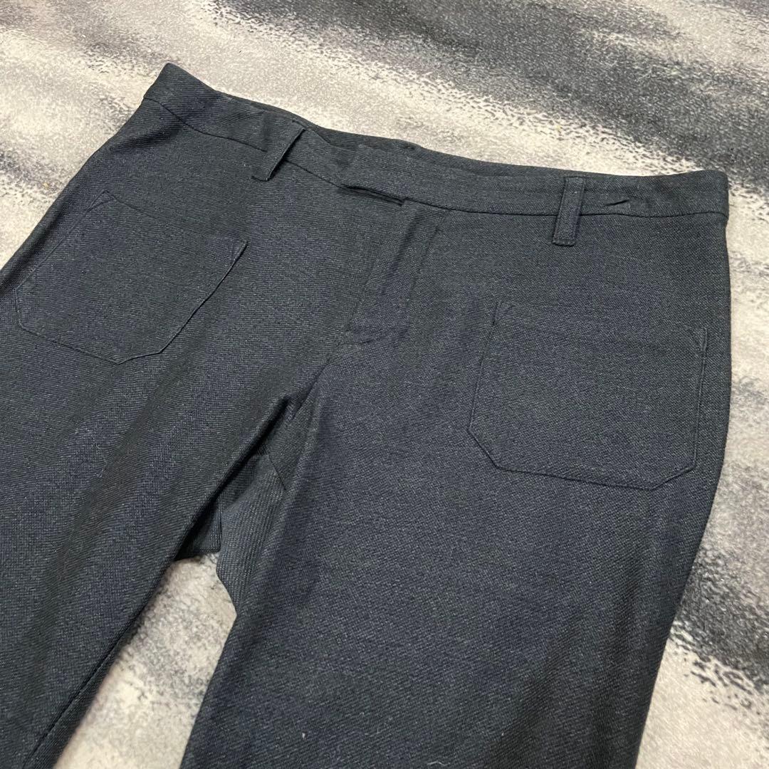 Haat Issey Miyake Wide-Leg Pants Loose-Fitting 3 L