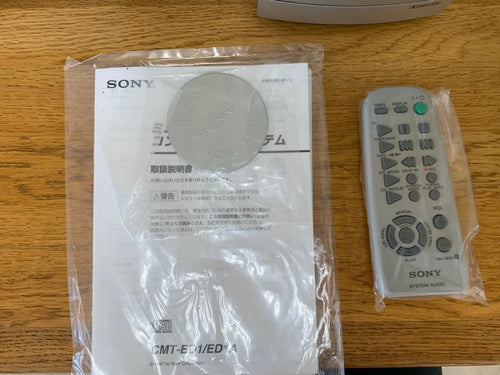 Sony Mini Component Systems N0712-10 Cmt-Ed1A Cd