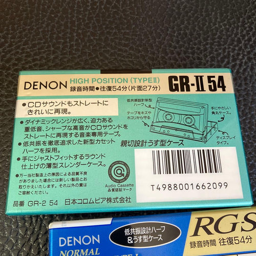 Denon Cassette Tape Gr-Ii Rg-S54