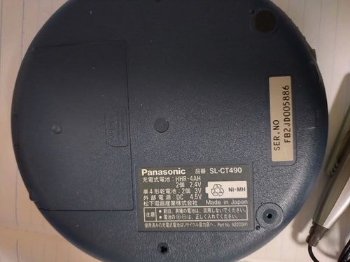 Panasonic Portable Cd Players Sl-Ct490