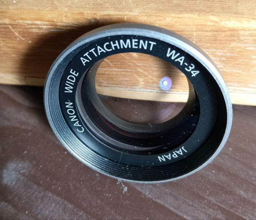Canon Video Camera Lens Wa34