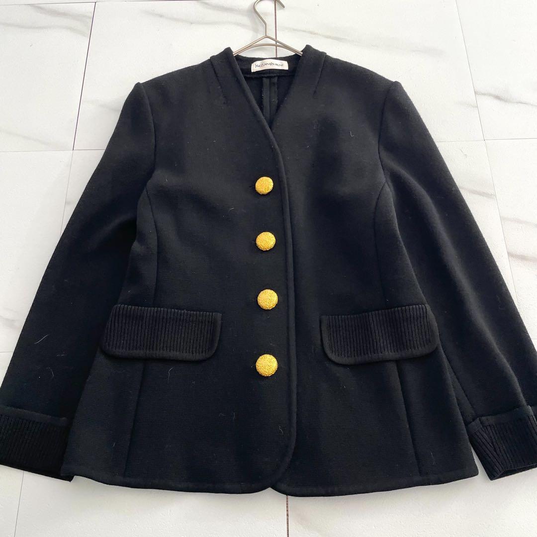 Yves Saint Laurent Collarless Jackets