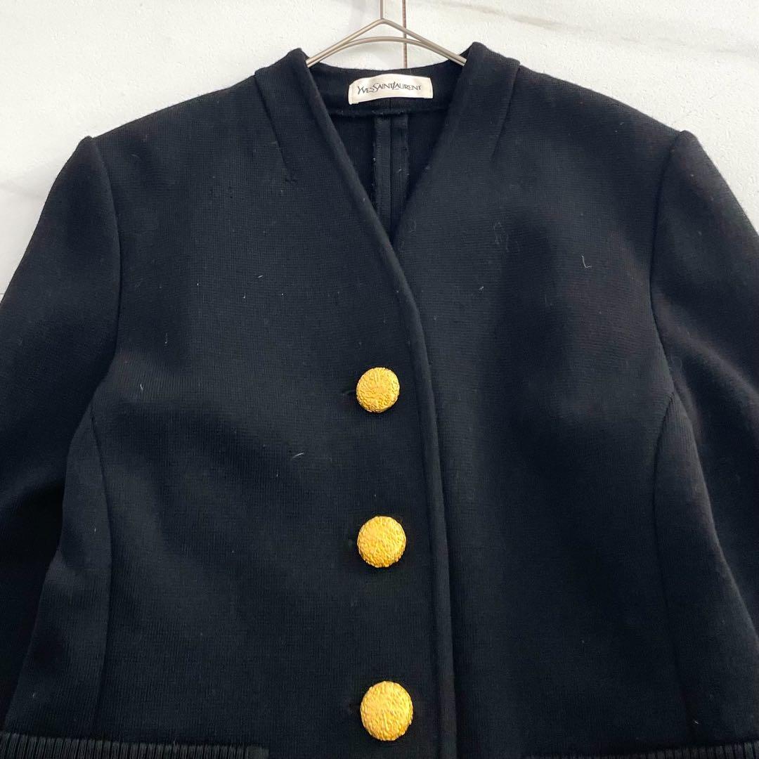 Yves Saint Laurent Collarless Jackets