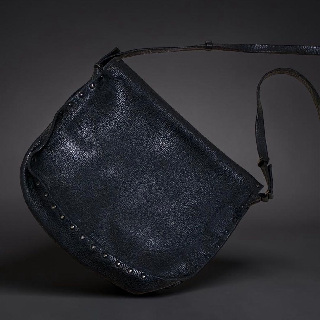 Miu Shoulder Bags 90S Miumiu Leather Shoulderbag Studs Y2K