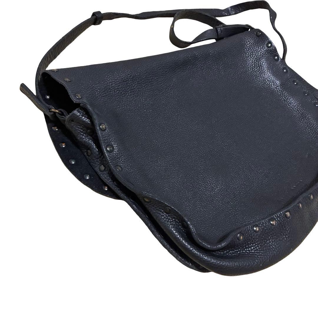 Miu Shoulder Bags 90S Miumiu Leather Shoulderbag Studs Y2K