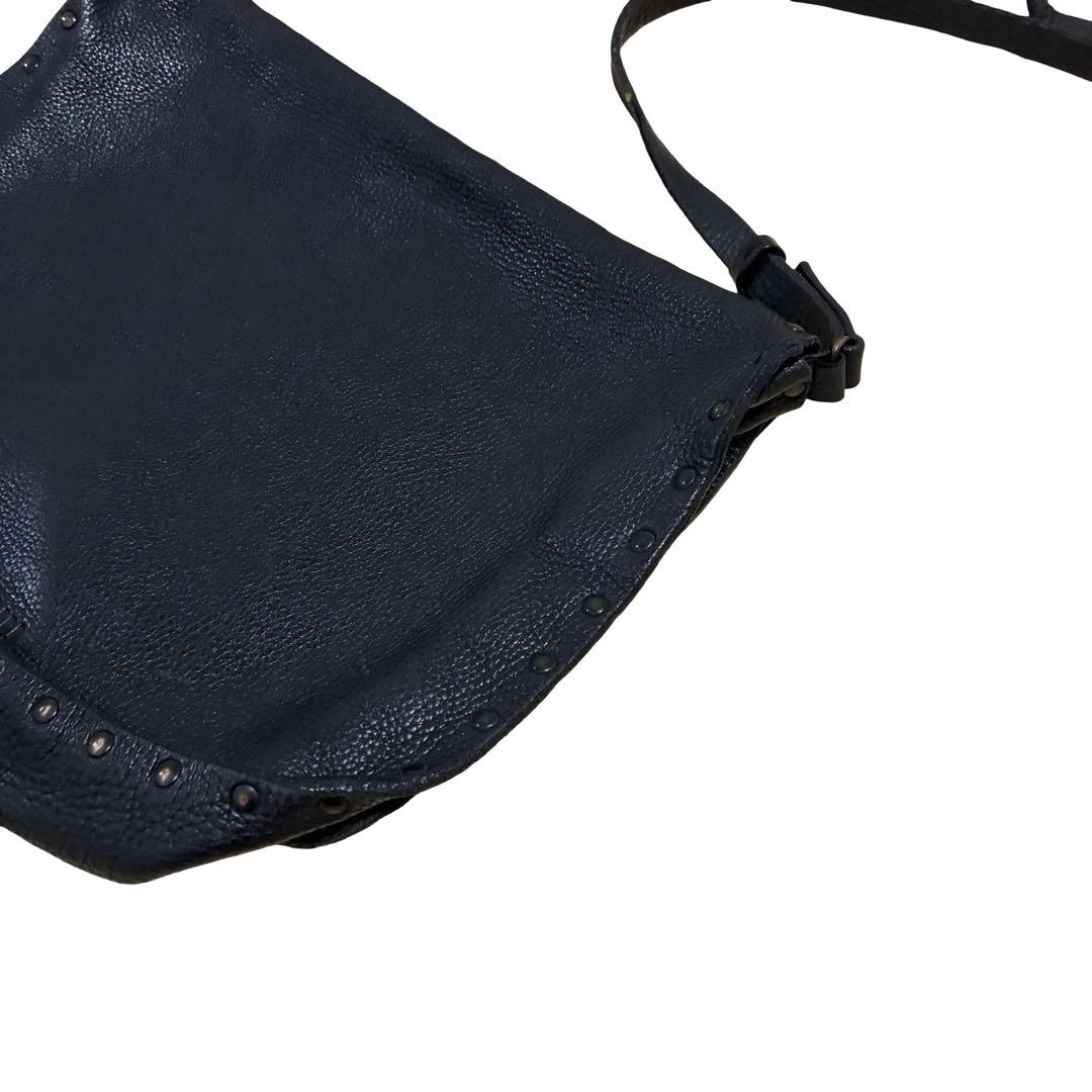 Miu Shoulder Bags 90S Miumiu Leather Shoulderbag Studs Y2K
