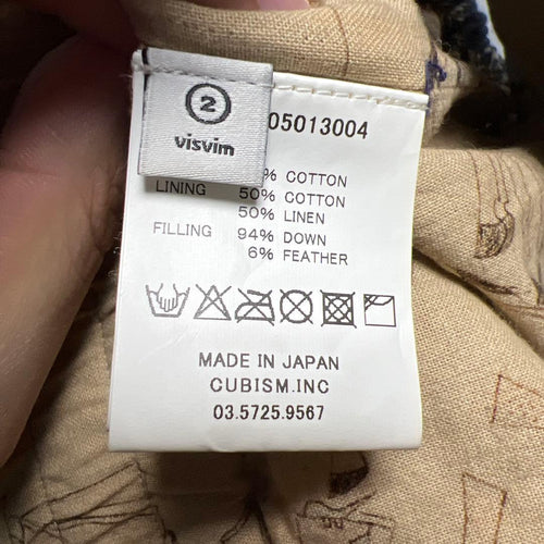 Visvim Down Quilted Vests 13Aw I.C.T. Insulator Vest W