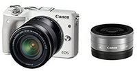 Digital Slr Canon Eos M3 Ef-M18-55Mm F3.5-5.6 Is Stm Ef-M22Mm F2 Eosm3Wh-Wlk