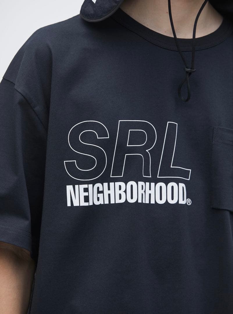 Neighborhood T-Shirts Srl Sheltech Crewneck-P Black