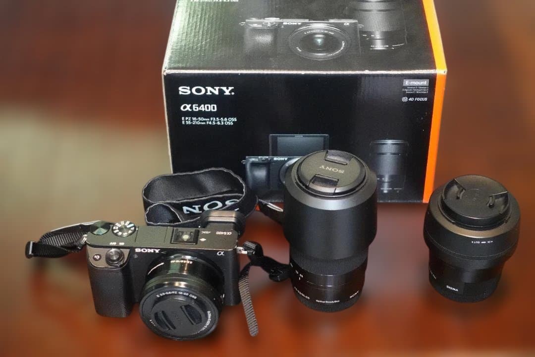 Sony Mirrorless Interchangeable Lips 6400 +30Mm F1.4 Dc Dn