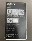 Sony Digital Audio Players Icz-R100