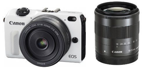Digital Slr Canon Eos M2 Ef-M18-55Mm F3.5-5.6 Is Stm Ef-M22Mm F2 Eosm2