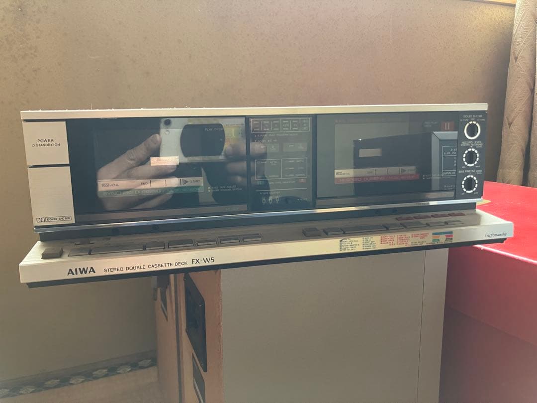 Aiwa Cd, Md Cassette Decks Fx-W5 Fm/Am Rx-5
