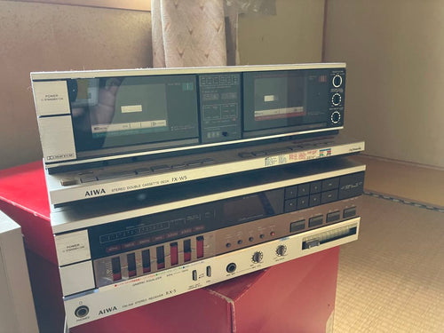 Aiwa Cd, Md Cassette Decks Fx-W5 Fm/Am Rx-5