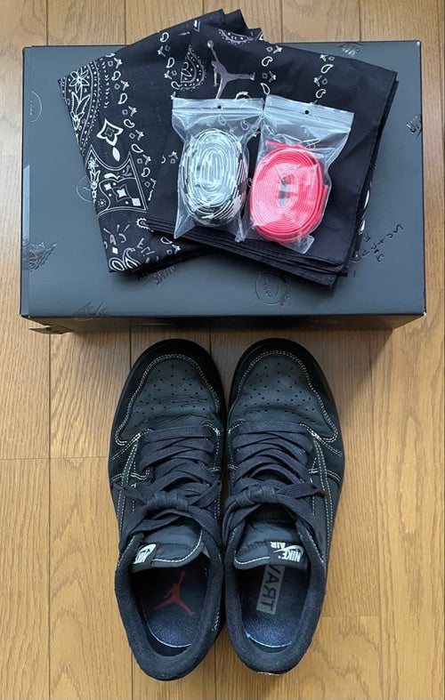 Nike Sneakers Air Jordan 1 Low Black Phantom