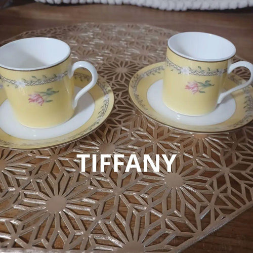 Tiffany Cups Saucers Co. Pink Tulip 2