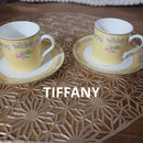 Tiffany Cups Saucers Co. Pink Tulip 2