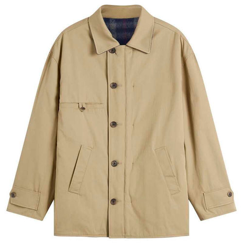 Jumper Blouson Maison Margiela Parka Jacket Beige Blue
